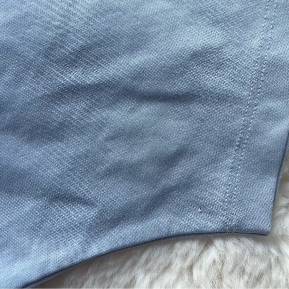 COS NWT Light Blue Ruffle Mini Dress M - Picture 8 of 9